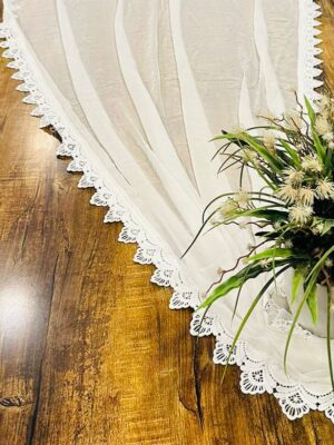 Four Sided Laced Dupatta